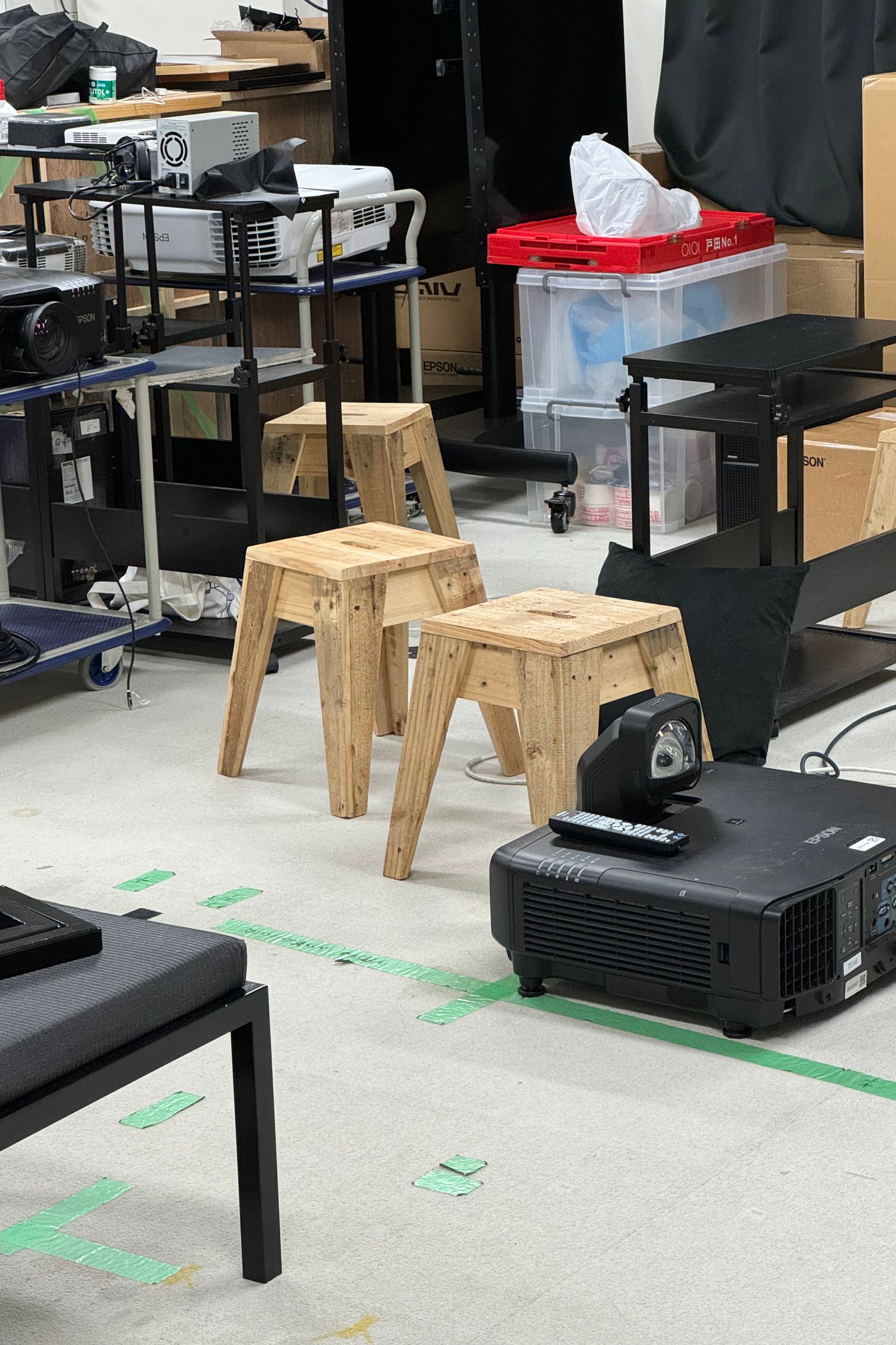 Storage space · teamLab office, Tokyo, Japan